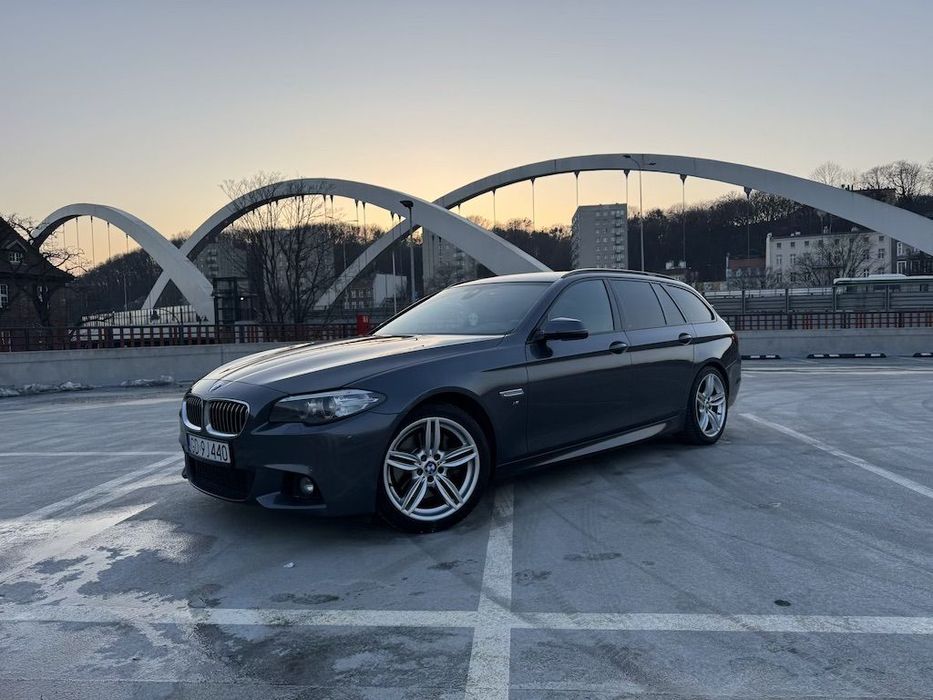 BMW Seria 5 BMW 530d, m-pakiet, shadowline, pedantycznie zadbana, POLIFT.