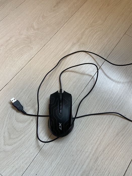 Миша A4Tech X89 Maze Black / 2400 DPI / 125/500/1000 Гц / Pixart