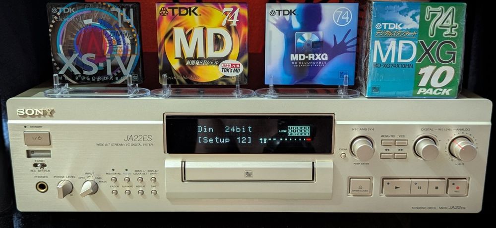 Минидиски. TDK, SONY. Запись.
