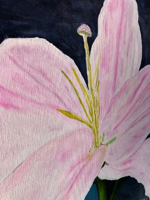 Quadro António José Santos Silva Acrílico Em Tela Motivo Naturalista