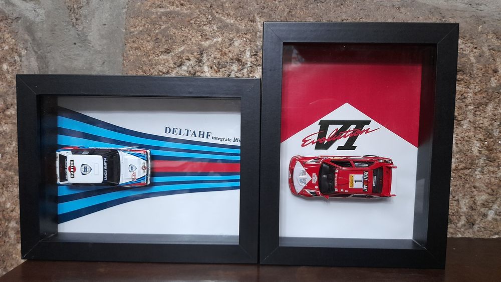 Quadro Moldura 3D Rally – Decoração Premium para Fãs de Automobilismo