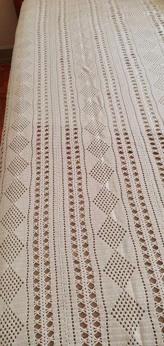 Colcha renda branca