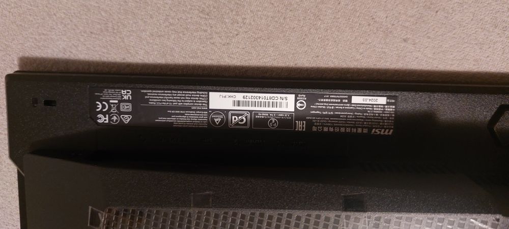 Monitory Gamingowe msi mag 271qpx uszkodzony