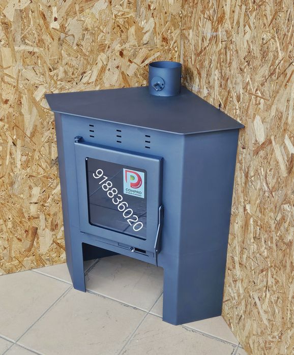 Salamandra Canto Lenha NOVAS - 10.4Kw - FABRICADO PORTUGAL