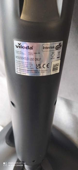 Mop parowy elektryczny Vileda Steam Plus + nakładka