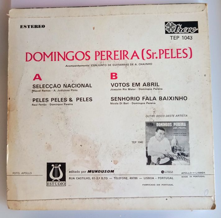 Discos de vinil 7 do Benfica.Leia descrição.