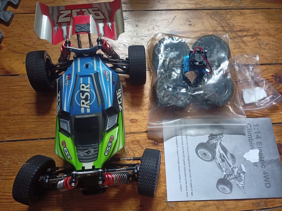 Samochód RC 4x4 Skała 1:14 55km/h ZIELONY