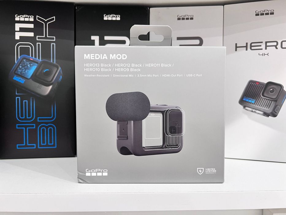 Media Mod GoPro 9 10 11 12 13 Новий ГАРАНТІЯ МАГАЗИН