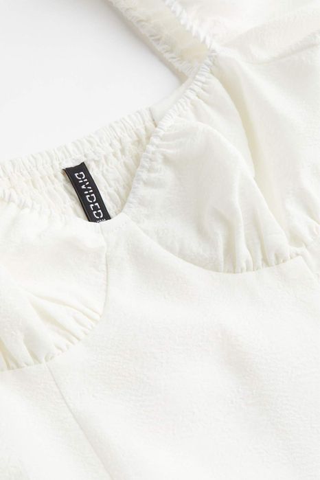 Біла (молочна) сукня h&m , xs ідеальний стан