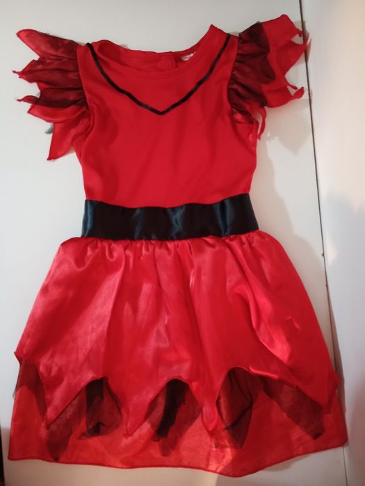 Fato Vestido Bruxa Carnaval 4/6 anos