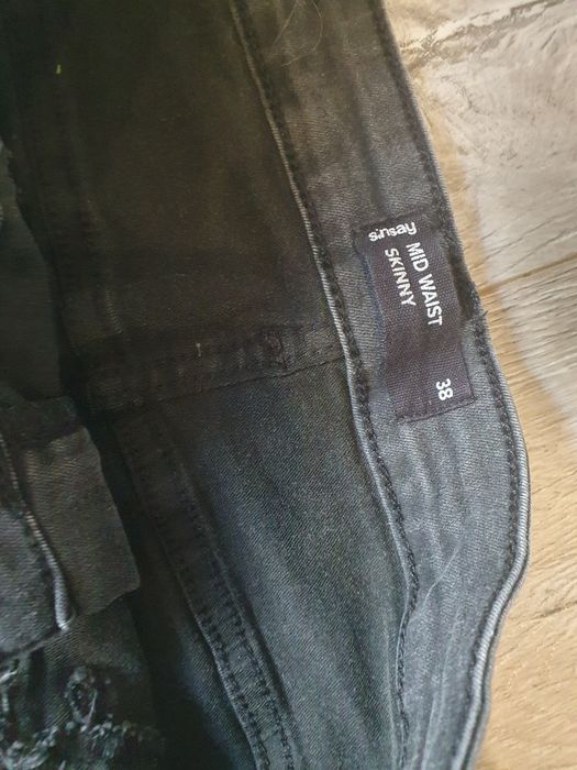 Sinsay rurki spodnie skinny rozm.38 jeans dzinsy