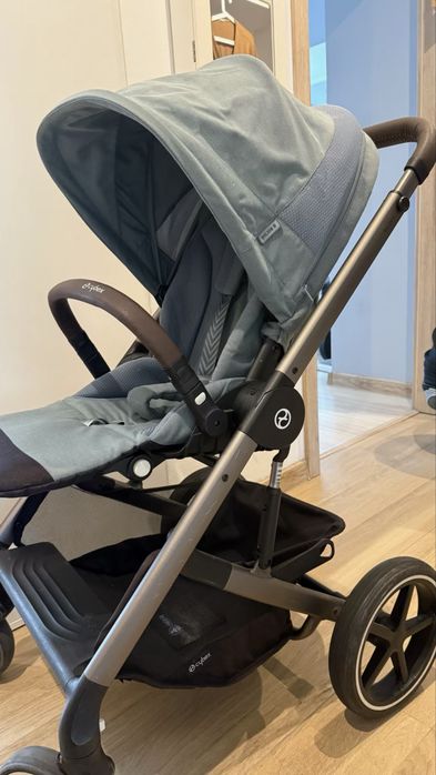 Cybex Balios S Lux 3w1 + fotelik + baza ISOFIX – kompletny zestaw