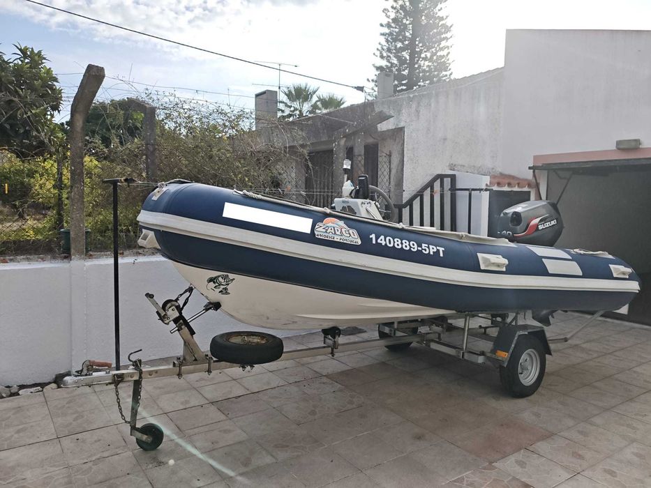 Semi rigido Barcoeste 430 c/ Suzuki 40 hp
