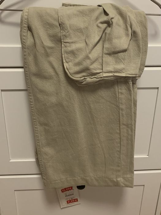 Calças cargo bege - bershka