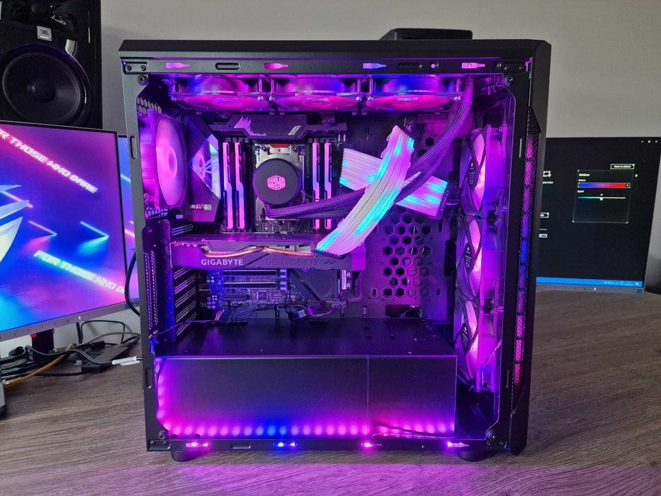 Stacja robocza / Gamingowy PC | Full RGB Build |48 wątków|32GB|2x1TB