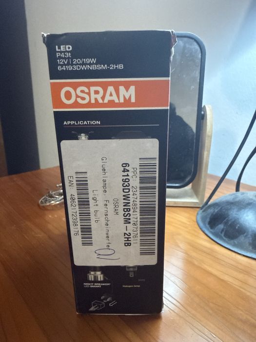 Par Lâmpadas LED H4 Osram Night Breaker SMART (+330% Brilho) – Legal p/ Estrada