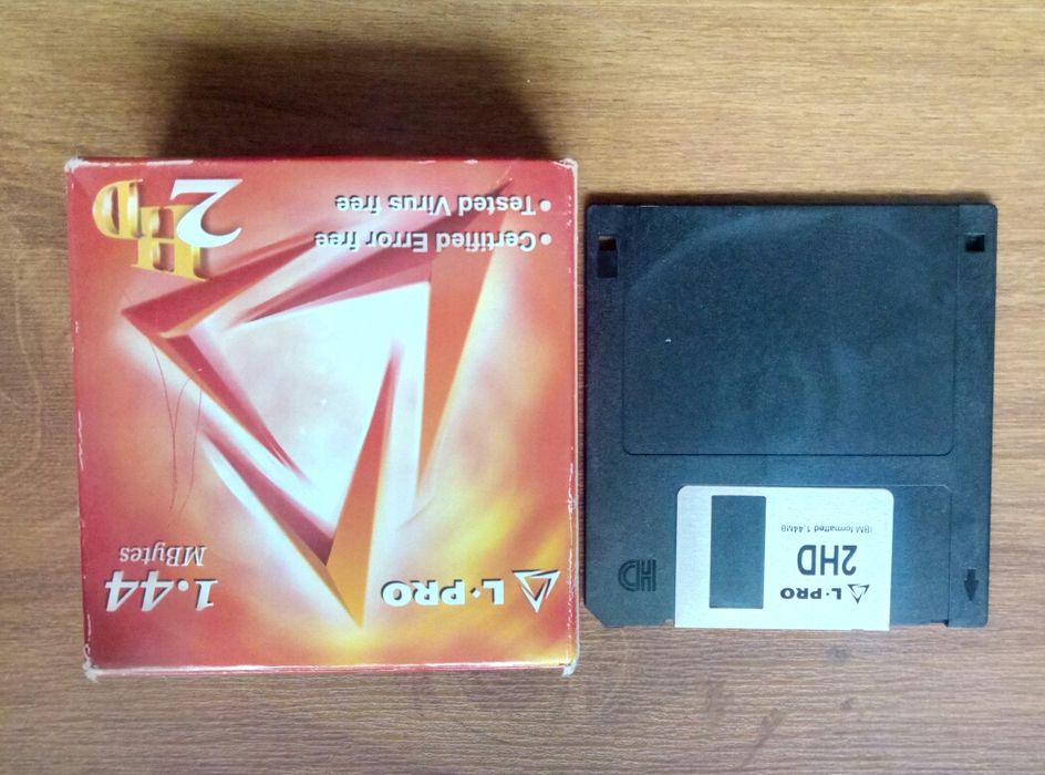 дискета   3,5 підвищена плотність