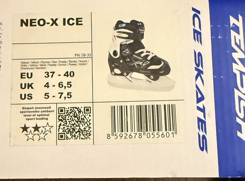 Tempish коньки 37-40 регулируется размер