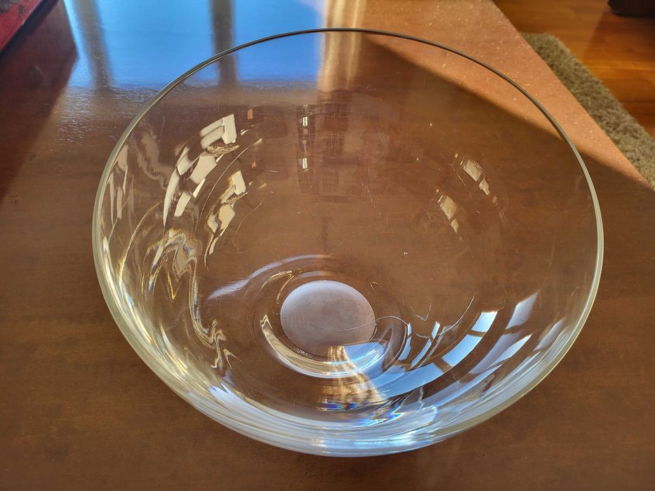 Taça e 11 tacinhas em cristal Atlantis