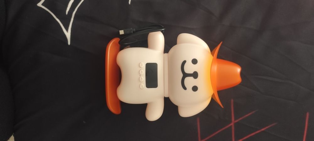 Relógio decorativo com coluna bluetooth e rádio