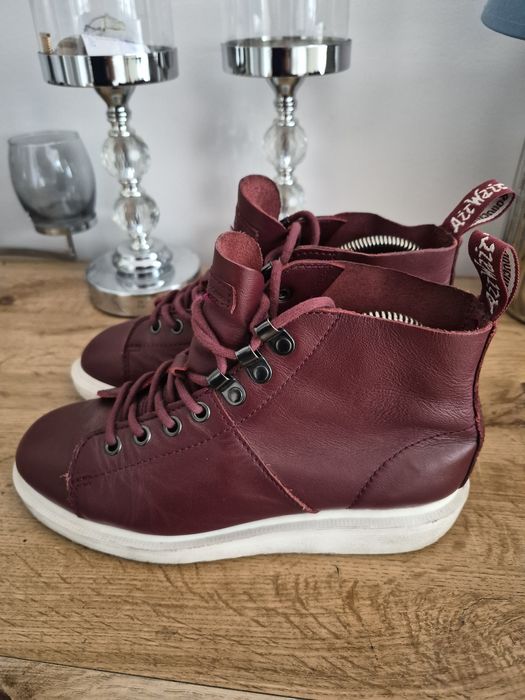 Buty dr.Martens bordowe 37 botki
