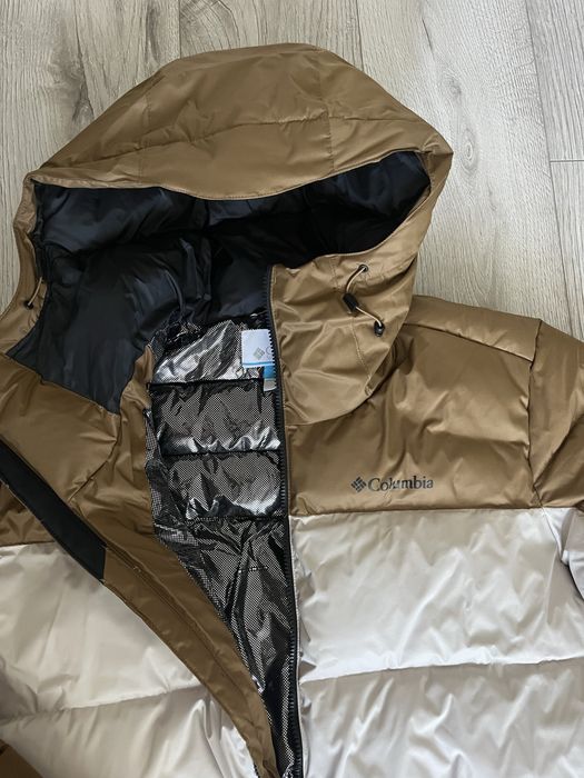 Чоловіча гірськолижна зимова куртка Columbia (червоний, синій, беж), L