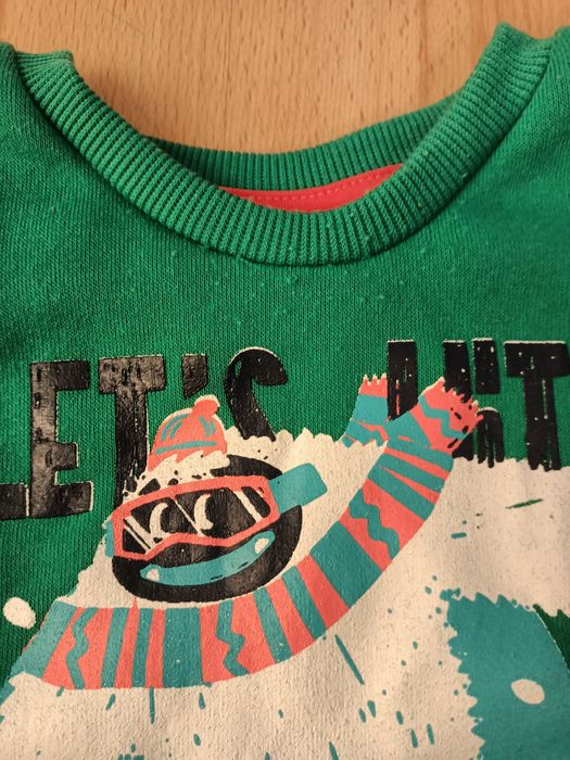 Ciepła wciągana bluza 86 cm