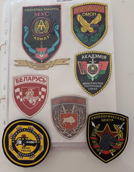 Colecção patches de polícia