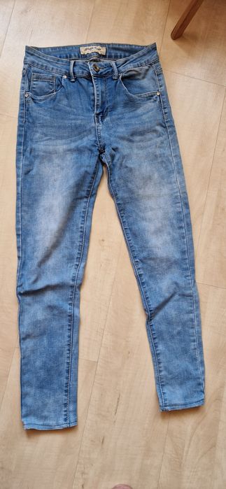 Jeansy spodnie elastyczne XS S