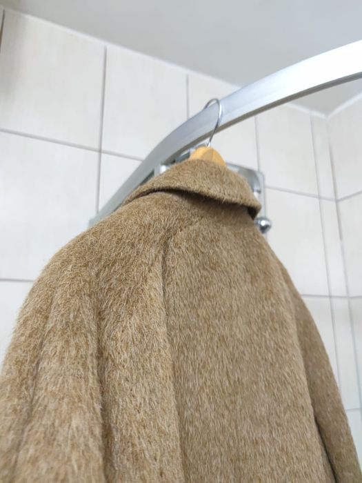 płaszcz coat XL  kurtka moher mohair alpaka alpaca angora wełna wool w