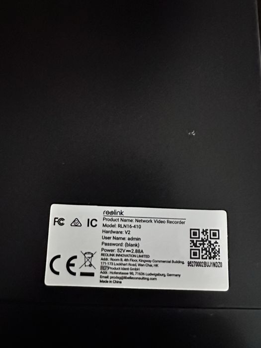 Reolink rejestrator nagrywarka kamery monitoring RLN16-410
