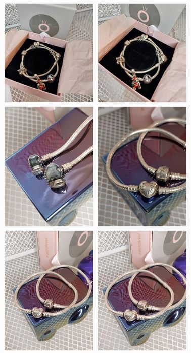 Оригінал! Комплект PANDORA / Пандора Moments, срібло 925 | НЕ репліка