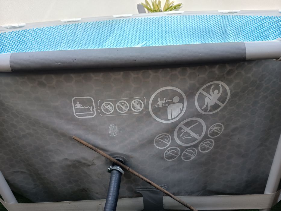 Piscina + manta térmica+ cobertura