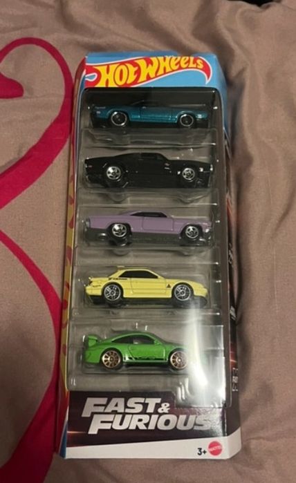 Pack de 5 hot wheels fast & furious