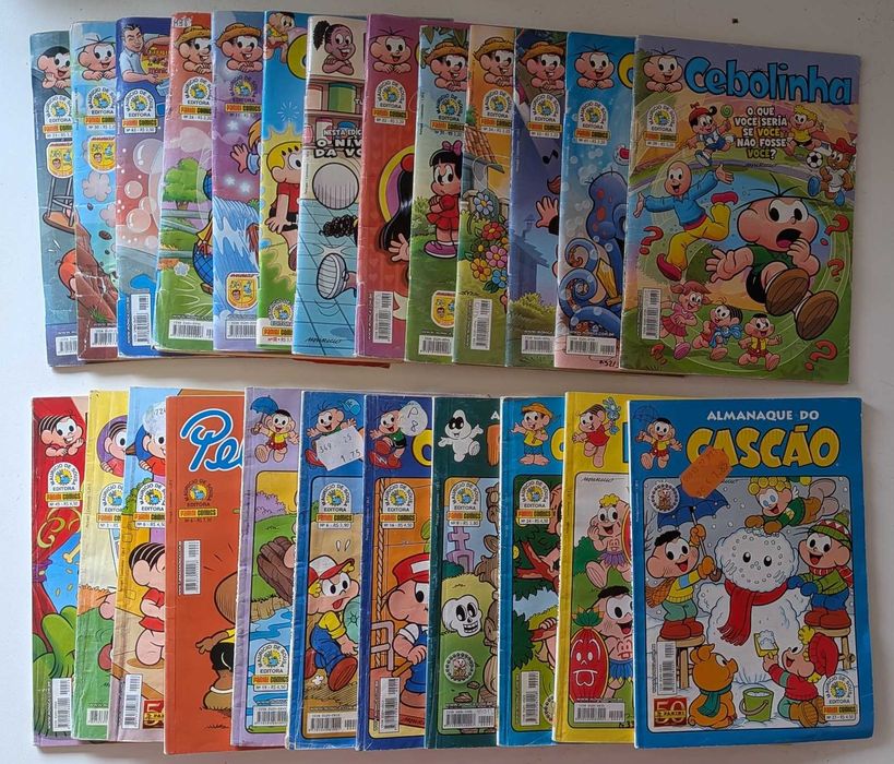 25 Livros de banda desenhada da Turma da Mónica