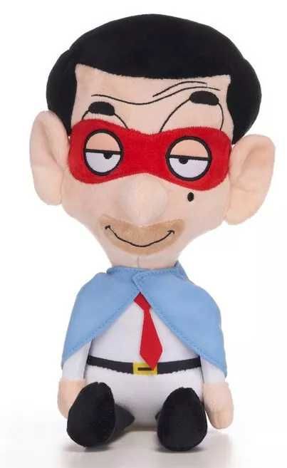 Novidade:Peluche Mr Bean Super Hero 33cm