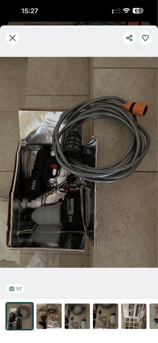 Pistola de pressão água a bateria para lavar