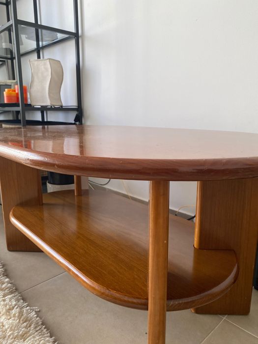 Mesa de Centro / Móvel de TV em Madeira Maciça