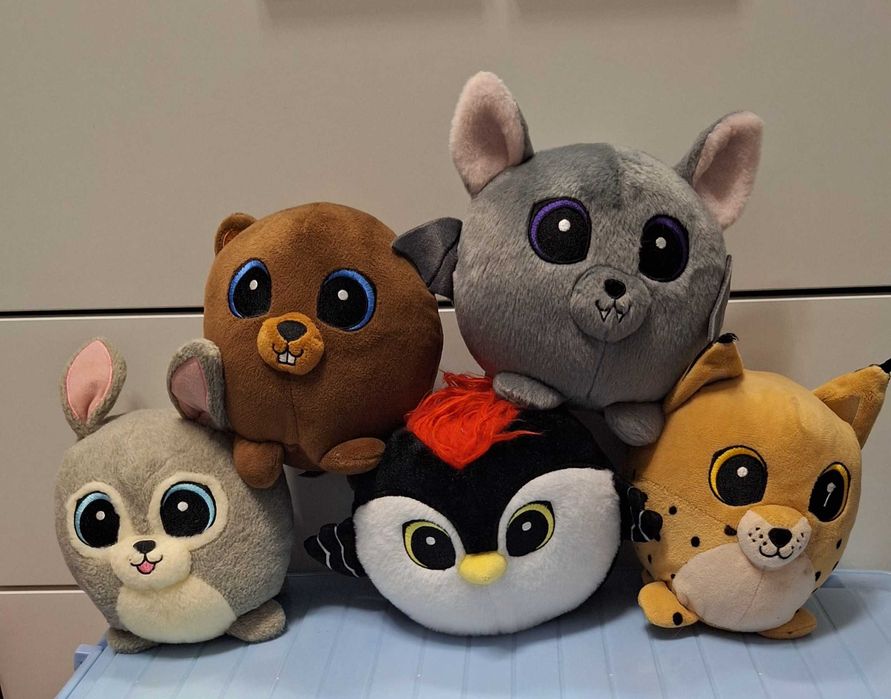 Mix maskotek pluszaków Biedronka