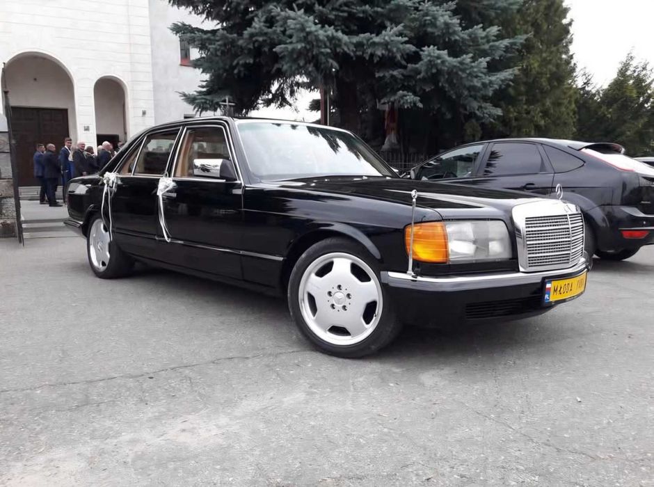 Samochód ślubny Mercedes s-klasa W126