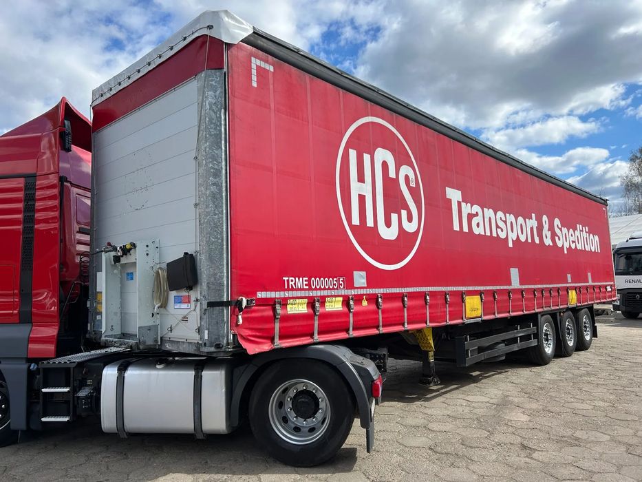 Schmitz Cargobull FIRANKA / 20 SZTUK / BARDZO ŁADNE OPONY / Z PEŁNYM WYPOSAŻENIEM DO ZAŁADUNKU / 2 KOŁA ZAPASOWE / DOSTĘPNE KOLORY SREBRNY - NIEBIESKI - CZERWONY / NOWE PLANDEKI !!  RAMA OCYNK / 20 SZTUK DO WYBORU / 2017 - 2018 - 2021 - 2022 - 2023 rok