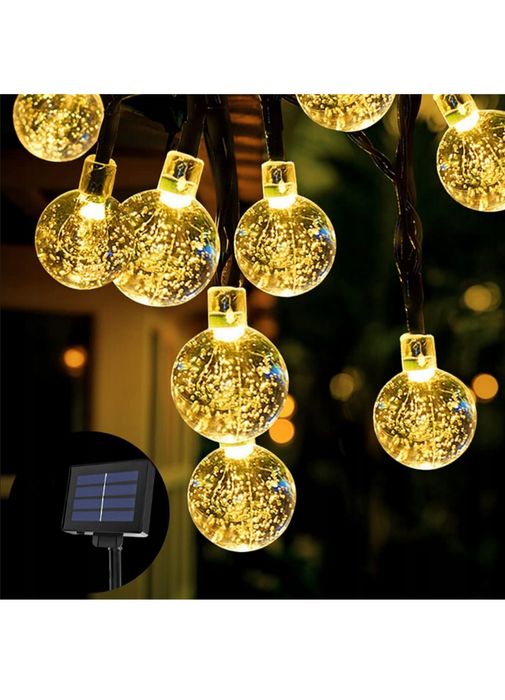 Lampki ogrodowe solar kulki 50led/7m