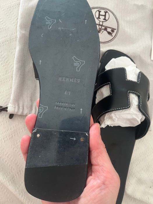 Sandalias Hermès d’oran nº41 novas