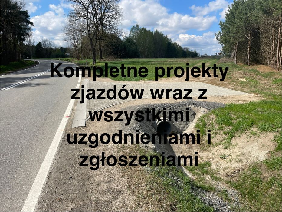 Projekt organizacji ruchu, zjazdu, drogi krajowe, wojewódzkie i inneSA