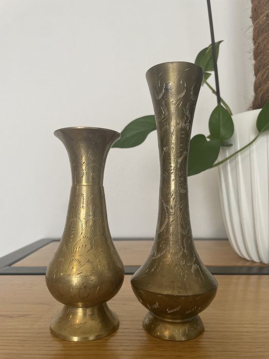 Wazon mosiądz wazony mosiężne 0,44kg z mosiądzu nie donica figurka