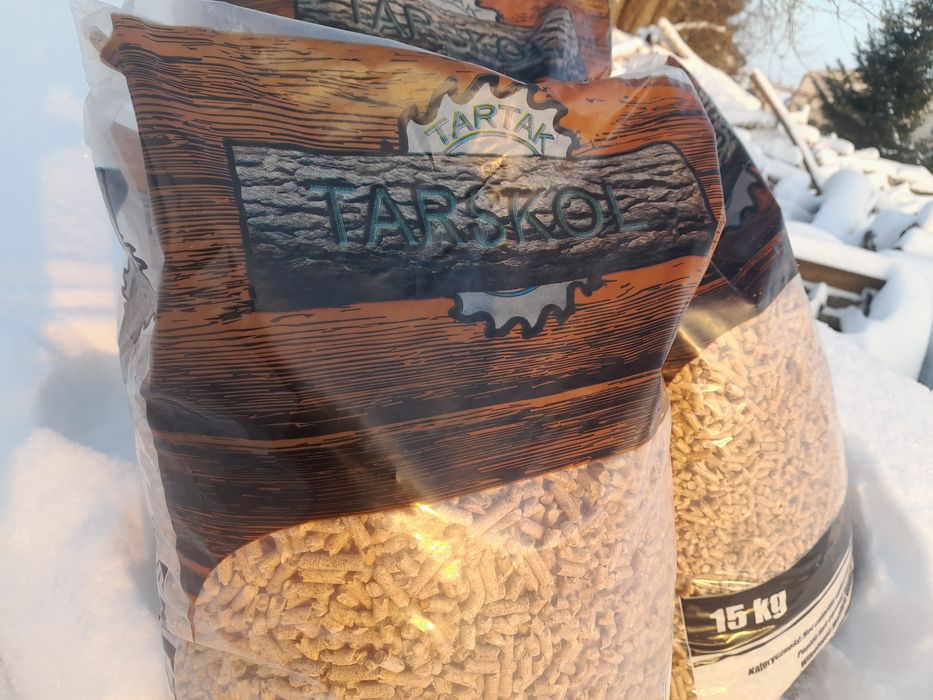 Pellet TARSKOL pelet Polski jasny jakość PREMIUM 100%
