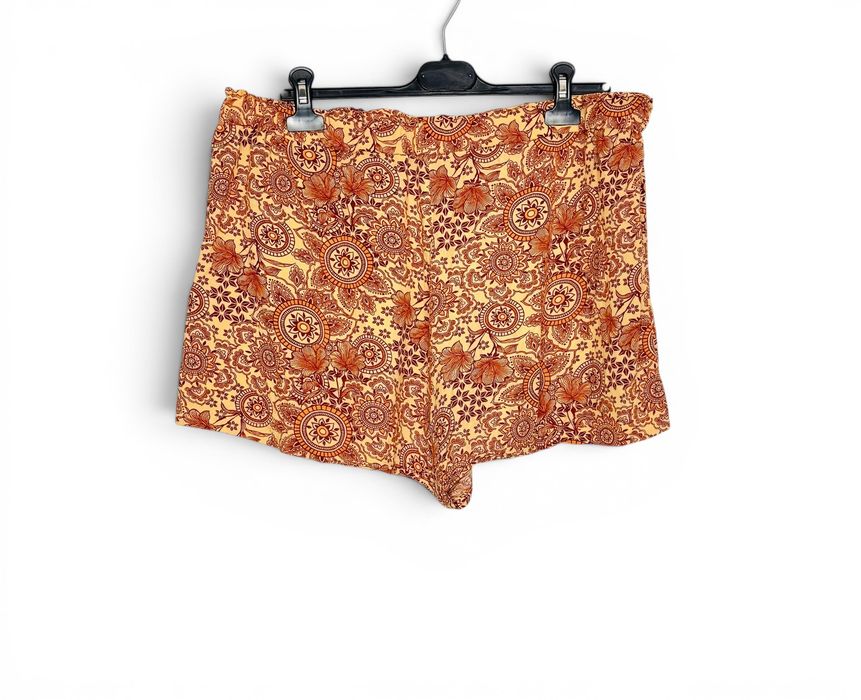 Szorty Pomarańczowe Wiskoza 3XL