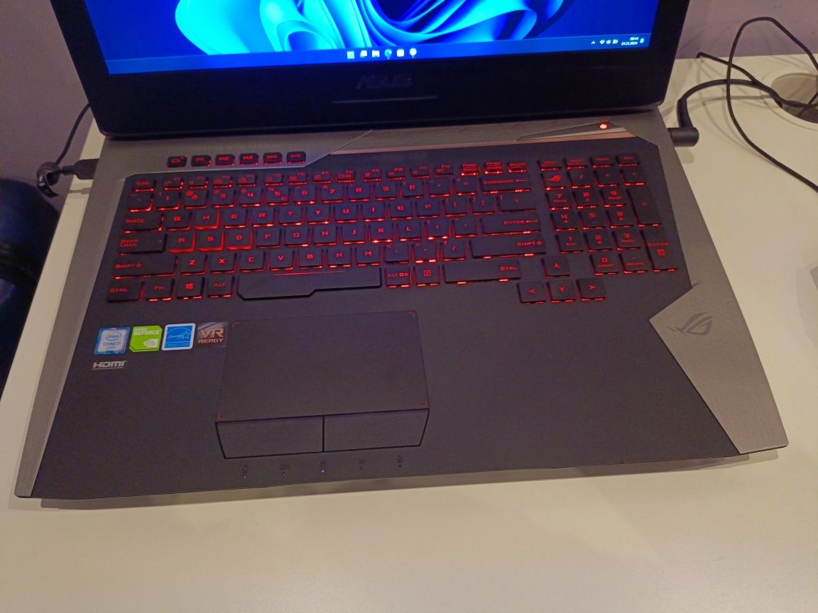 Asus ROG G752VS i7 6700HQ 32GB 17 GTX 1070 8GB SSD Win 11 Koronowo OLX.pl