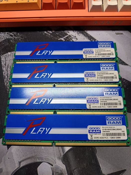 Игровая Оперативная память Good Ram Play 1600mhz 4,8,16 gb