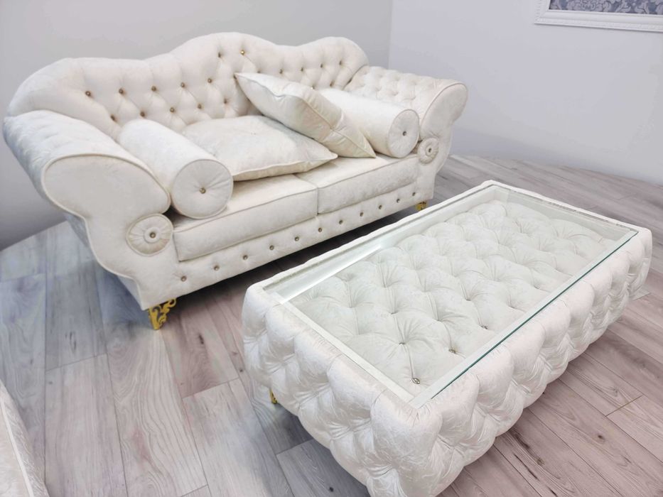 Zestaw wypoczynkowy Chesterfield PRESTON BIG 3+2+1